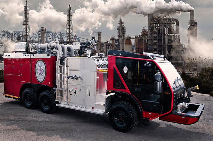 TITAN custom built 6×6 chassis for Industrial Fire-Fighting Applications